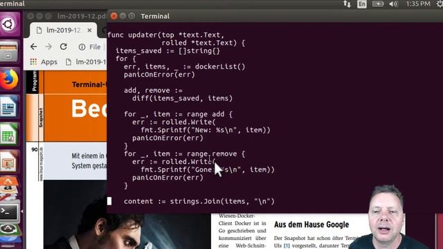 Terminal-UI zeigt laufende Docker-Container | Snapshot mit Mike Schilli | Linux Magazin 12/19 смотреть онлайн
