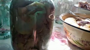 Куриная тушёнка для ленивых, проще простого,  без хлопот и забот, обалденно вкусная и без автоклава