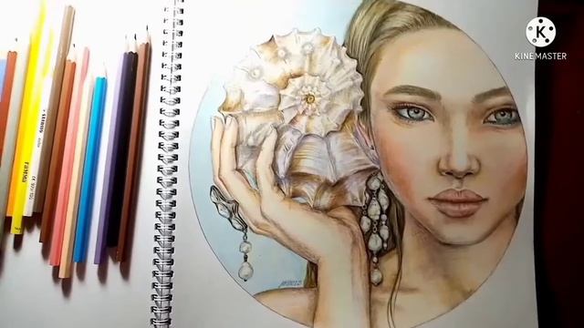 Начала раскраску Мистерия Анастасии Колдаревой. #anastasiakoldareva #раскраскиантистресс