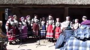 Эстонские народные песни в музее эстонской деревни