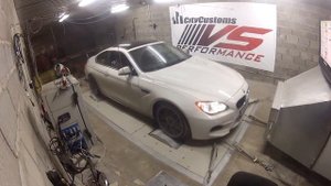 Замер на стенде BMW 6 series v8 4,4 F13 чип выхлоп