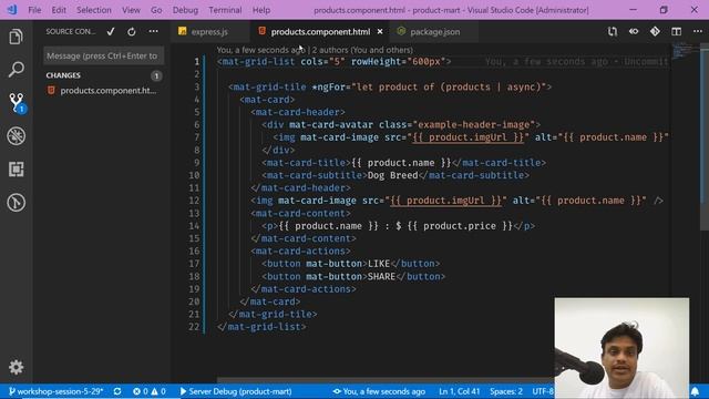 Designing Shopping Page Using Angular Material Grid And Card | 0009-26 смотреть онлайн