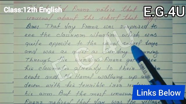 #thelastlessonsolutions  #class12thenglish  "The Last Lesson" (Q & A with Assamese Explanation)