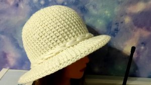 Эффектная, осенняя шляпка крючком. Подробное видео для начинающих.
