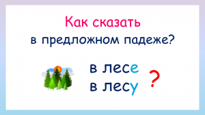 Как сказать в предложном падеже? Окончания существительных