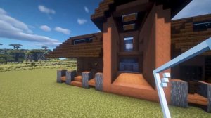 Minecraft: How to build a Savannah House | Easy Tutorial