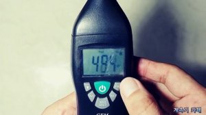 소음측정기 CEM DT 805 사용법