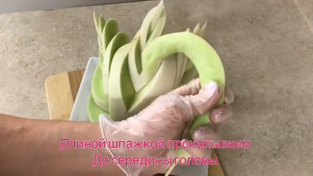 МАСТЕР КЛАСС .CARVING-ЛЕБЕДЬ ИЗ ДЫНИ.ЛЕГКО И ПРОСТО И ТЫ СМОЖЕШЬ ЭТО СДЕЛАТЬ CARVING-.MELOM SWAN смотреть онлайн