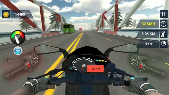 Traffic Motorbike Race Highway Rider 3D - MotorBike Games For Kids смотреть онлайн