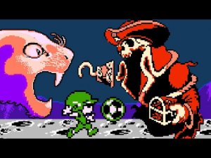 Doki! Doki! Yuuenchi (NES) Все боссы без урона.