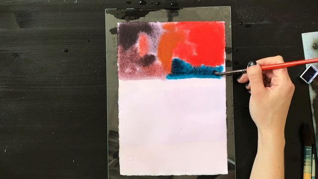 Розовая бумага для акварели! Лилия Холдинг | ОБЗОР смотреть онлайн