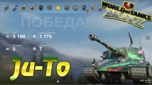 Ju-To Wot Blitz 3.1К Урона 5 Фрагов World of Tanks Blitz Replays vovaorsha.