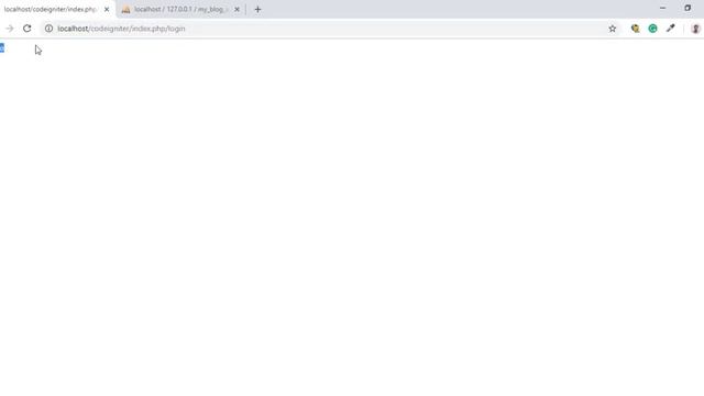 Simple Blog Application In Codeigniter (Configuration & Login View) - Part 1