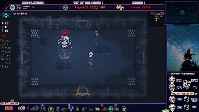 Иден стрики на 4 цели | Натаран [Забег №21] | The Binding of Isaac: Repentance смотреть онлайн