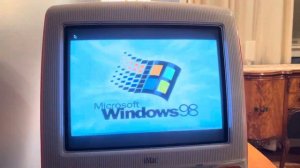 1998 iMac G3 Tangerine 333mhz 96 MB RAM 6 GB HHD.