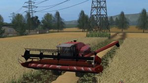 КЗС-7 ПАЛЕССЕ GS07 для Farming Simulator 2017