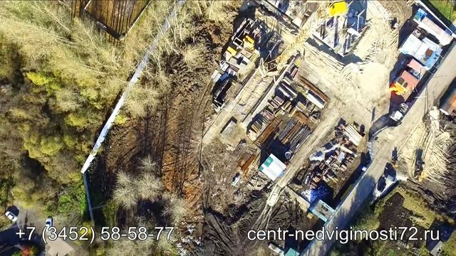 Новостройки Тюмени ЖК "Чемпионский" видео аэросъемка