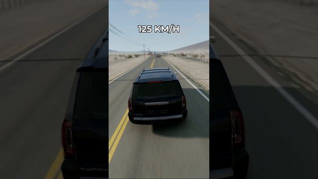 Crash Test at Different Speeds with GMC Yukon #beamng #beamngdrive #crashtest #speed #gmcyukon