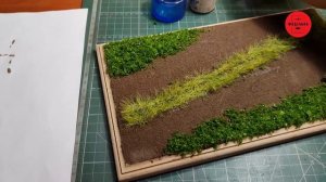 Подставка для сборной модели. Как на ней сделать землю и травку? Рассказываю.