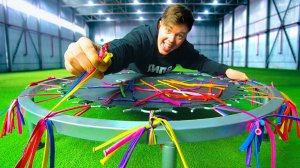 ЗАМЕНИЛ ПРУЖИНЫ БАТУТА НА ШАРИКИ