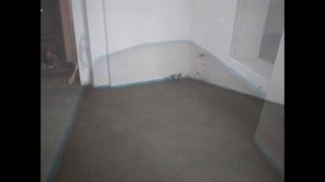 Заливка стяжки в квартире 30 кв теплый пол !!!