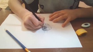 как нарисовать луну из fnaf 9