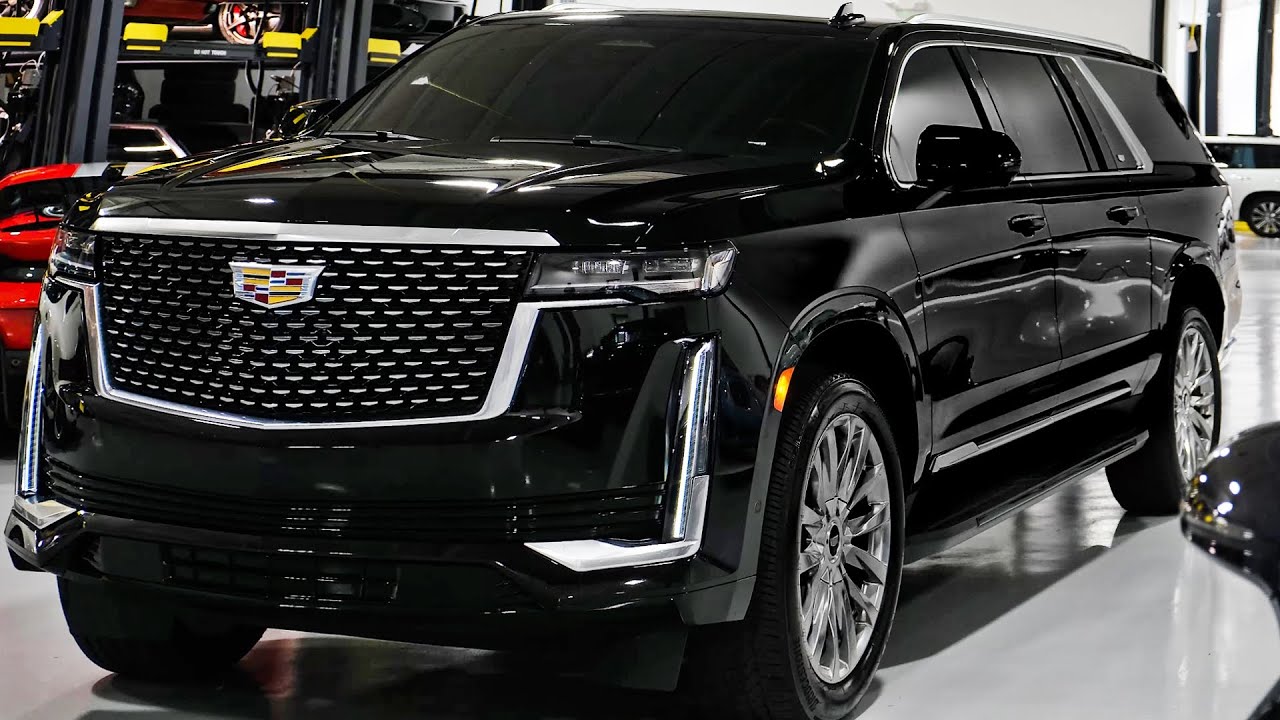 Cadillac Escalade 2022. Обзор Американского внедорожника. Интерьер и экстерьер.