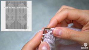 Топ спицами с узором Бабочка. Мастер-класс