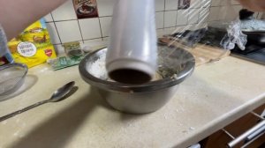 САМСА на дрожжевом тесте с курицей, грибами и сыром