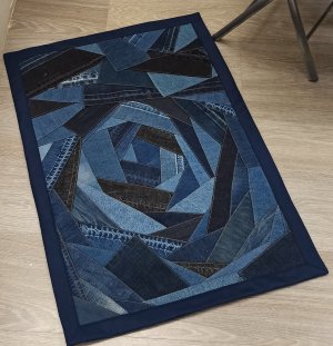 Утилизация джинсовых остатков/ подробный МК