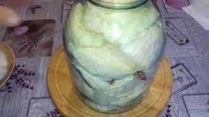 "Пелюстка". Маринованая капуста. Готовится очень быстро, быстро и съедается.