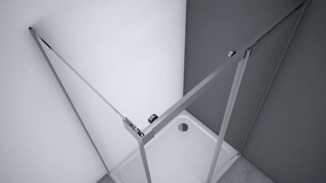 Инструкция по установке душевой двери с неподвижной стенкой MSDPS смотреть онлайн