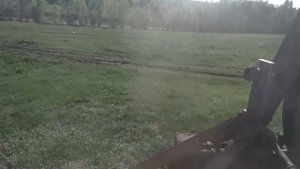 Фрезерование почвы, под посадку картофеля.