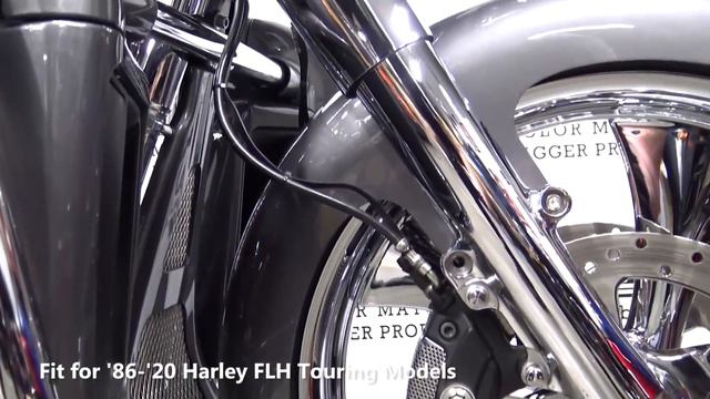 Color-Matched 21" Reveal Wrapper Hugger Front Fender For 86 to 20 Harley FLH Touring Models