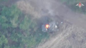 Уничтожение танка ВСУ