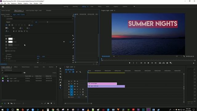 How to Add Text Tutorial | Premiere Pro CC 2019 смотреть онлайн