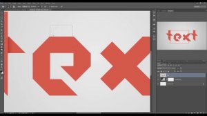 Photoshop: Оригами текст эффект