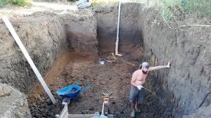 Погреб готов к заливке пола бетоном