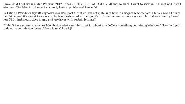 Apple: Install SSD and Windows to Mac Pro 2012 смотреть онлайн