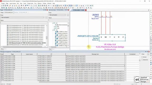 Eplan P004031 - Symbolic address has been assigned more than once within a CPU смотреть онлайн