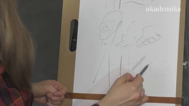 Основы рисунка. Линия и штрих. Часть 1