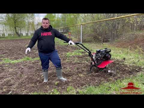 Работа фрезами"Гусиные лапки" и комплектными фрезами с мотоблоком Ока МБ1 смотреть онлайн