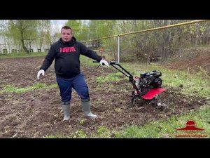 Работа фрезами"Гусиные лапки" и комплектными фрезами  с мотоблоком Ока МБ1