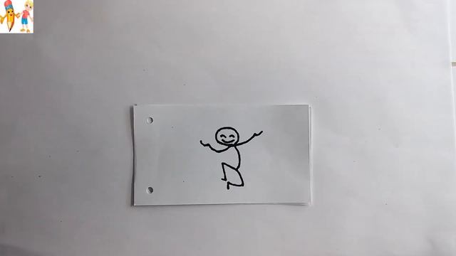 Флипбук ТАНЕЦ ЧЕЛОВЕЧКА / Flipbook dance of man / animation / Flipbook for kids смотреть онлайн