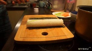 Обзор суши поршня, купленного на Алиэкспресс: как выглядит форма Sushi базука, как польз... | #Обзо