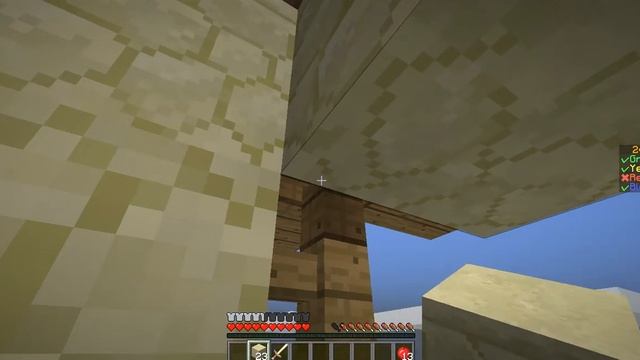 играем в minecraft онлайн и защищаем кроватку!!!! смотреть онлайн