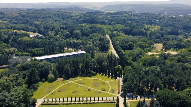 Долина Роз в Кисловодске, съемка с дрона