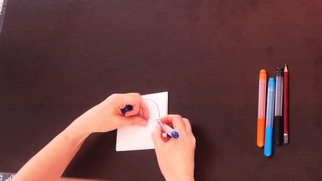 Подвижные картинки: складной смайлик. Игрушка оригами для детей
