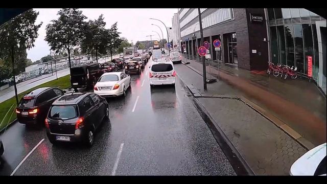 Гамбург (Hamburg) - проездом на фуре по тянучкам города! Германия 2023 #hamburg