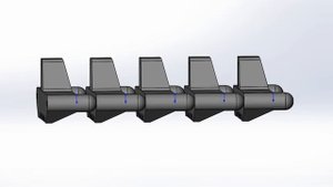 Прототип новых 3d траков для гусеницы!